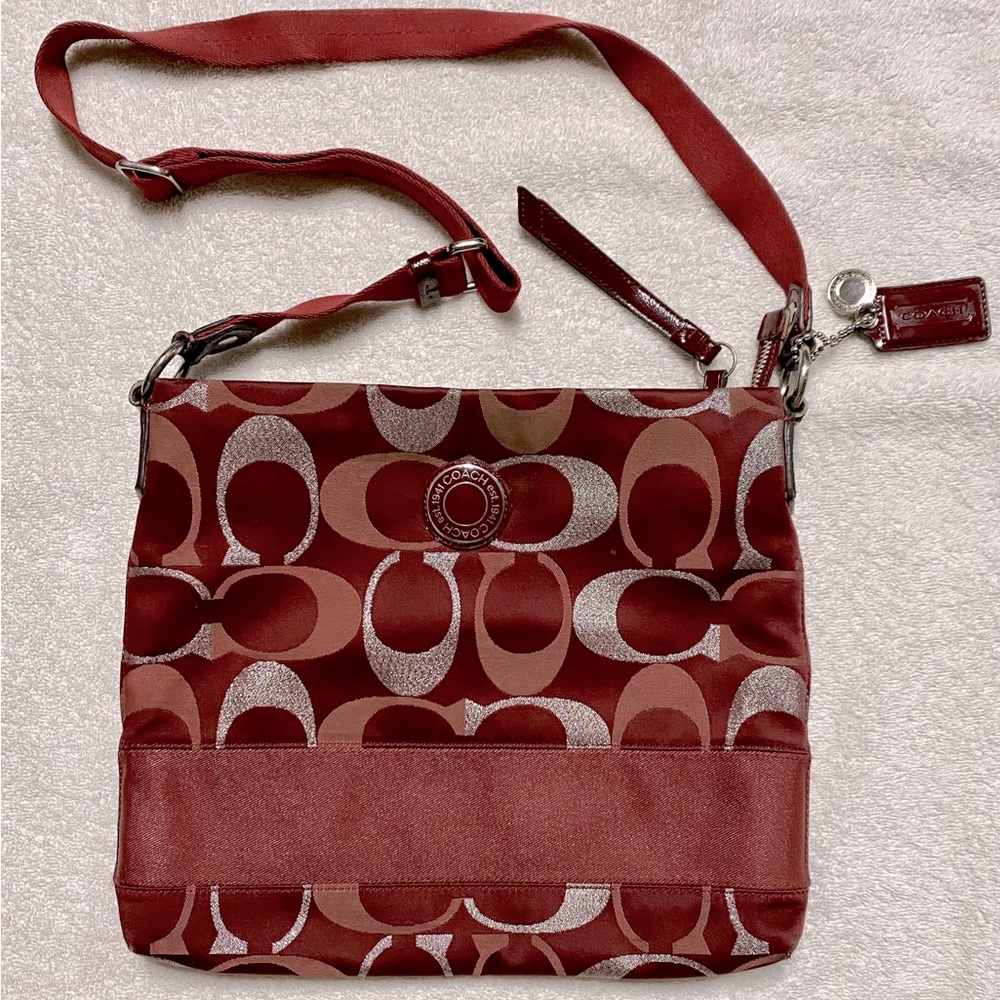 Coach crossbody bag. Small defects as shown in photos.